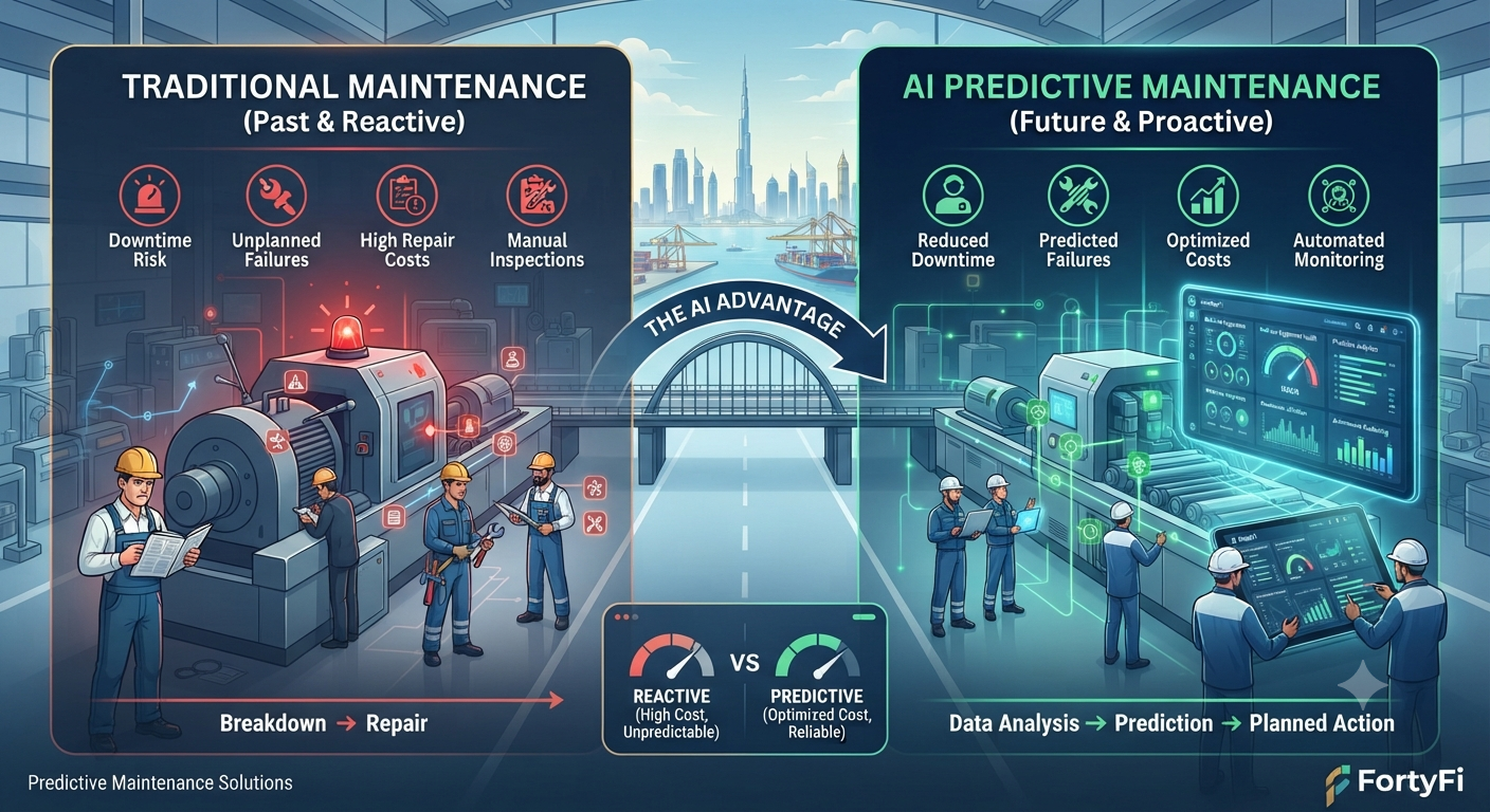 Predictive Maintenance With AI for UAE Manufacturing and Logistics