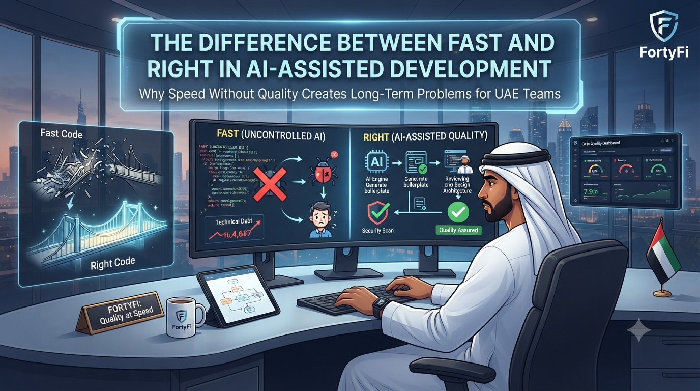 The Difference Between Fast and Right in AI-Assisted Development
