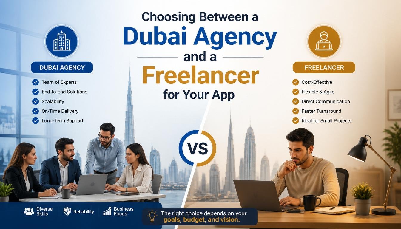 Choosing Between a Dubai Agency and a Freelancer for Your App