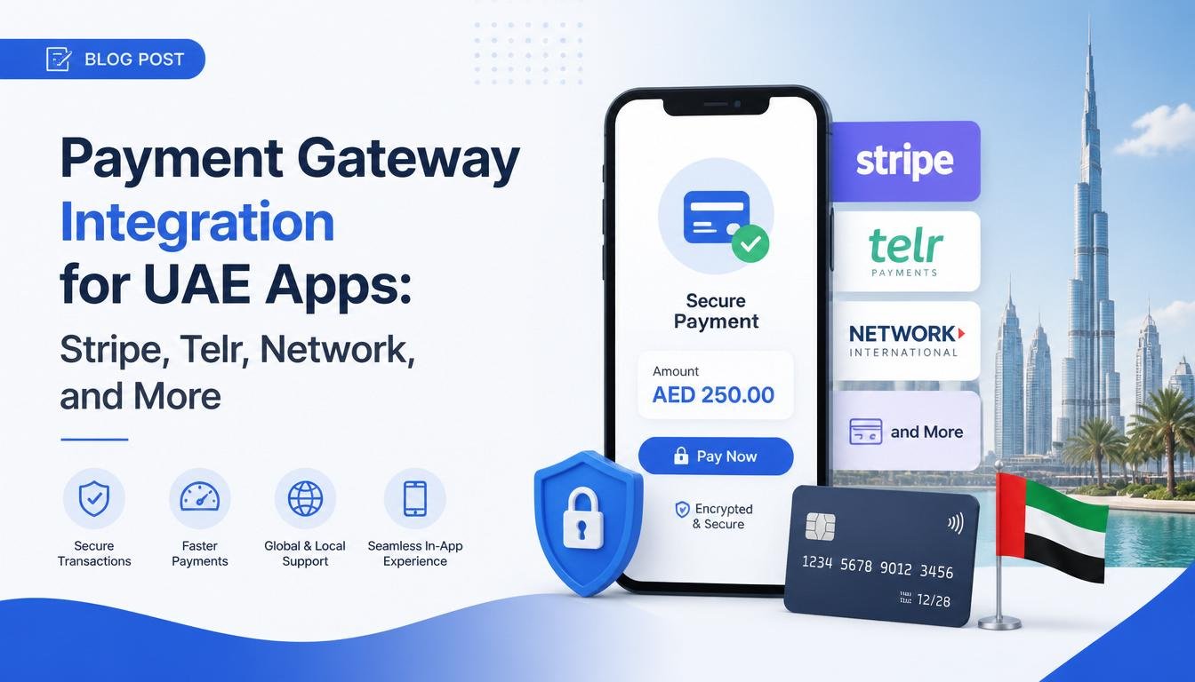 Payment Gateway Integration for UAE Apps: Stripe, Telr, Network, and More