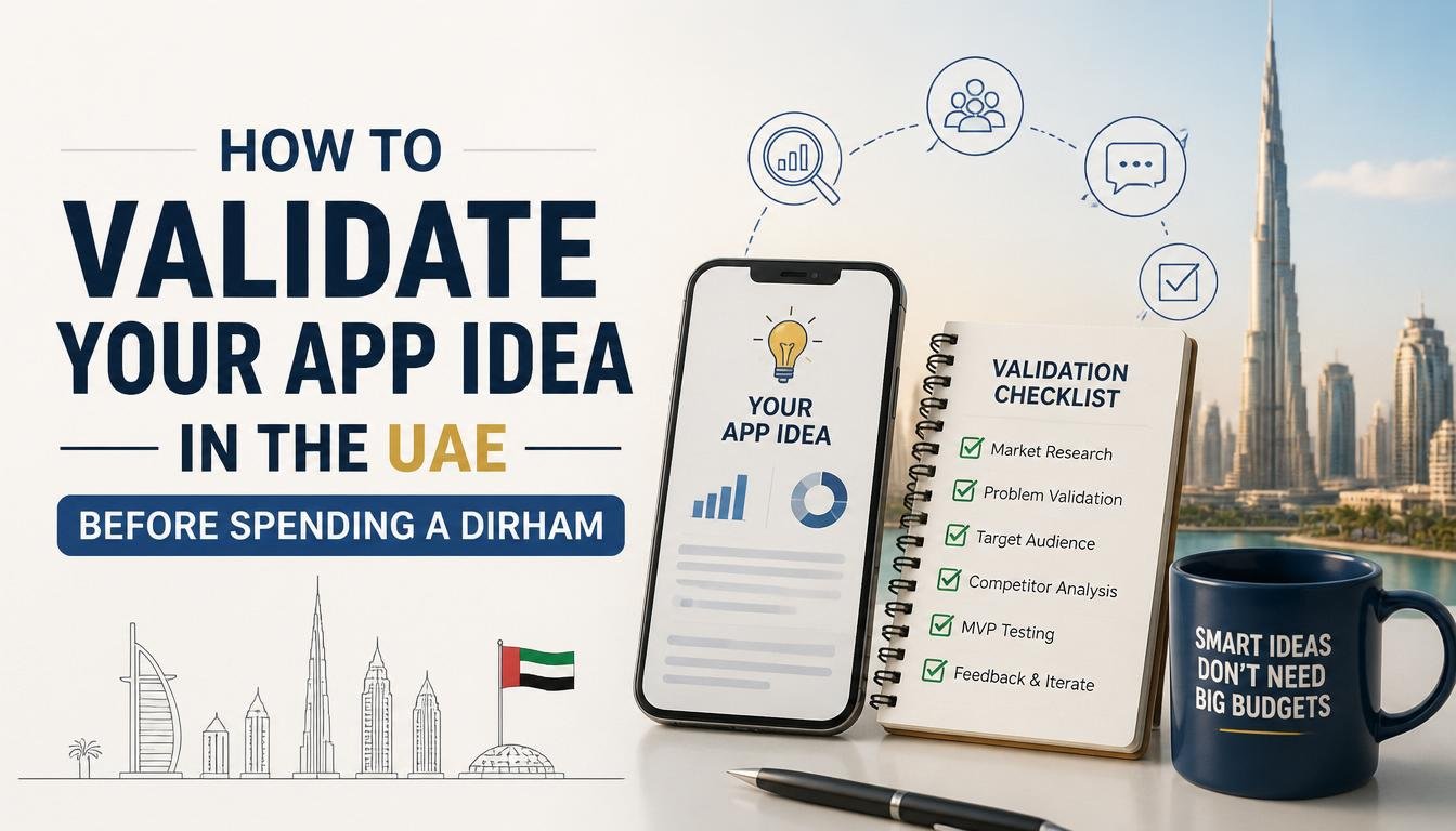 How to Validate Your App Idea in the UAE Before Spending a Dirham