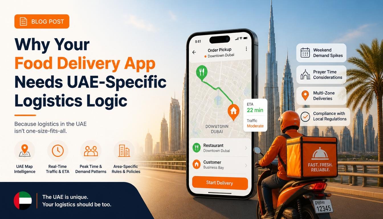 Why Your Food Delivery App Needs UAE-Specific Logistics Logic