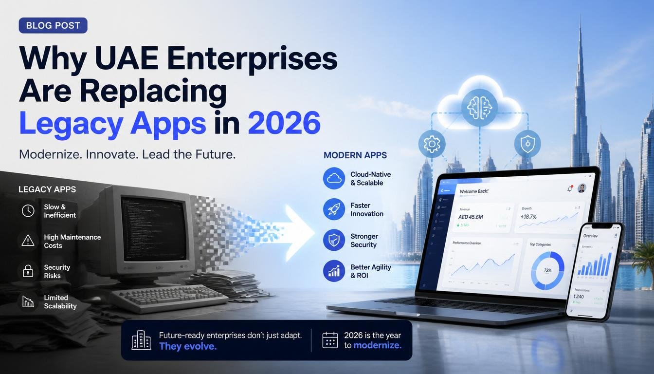 Why UAE Enterprises Are Replacing Legacy Apps in 2026