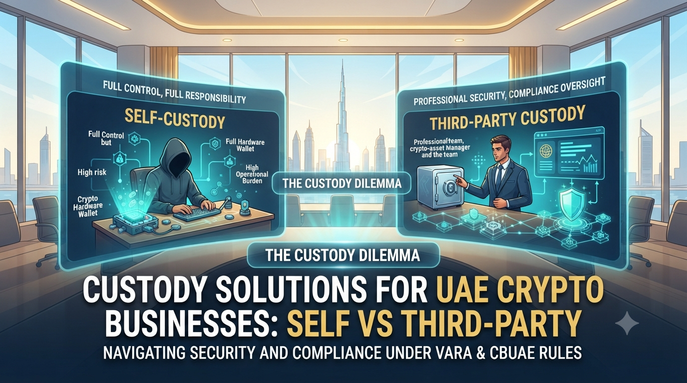 Custody Solutions for UAE Crypto Businesses: Self vs Third-Party