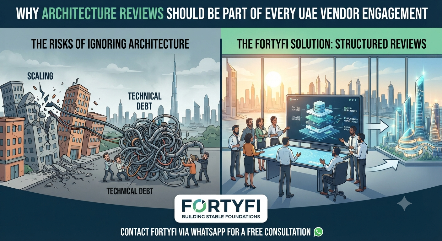Why Architecture Reviews Should Be Part of Every UAE Vendor Engagement