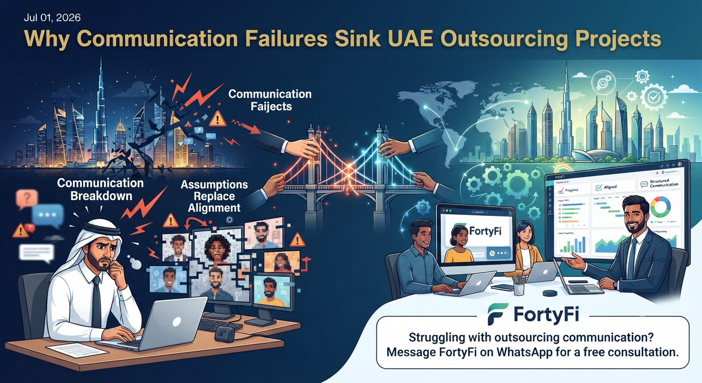Why Communication Failures Sink UAE Outsourcing Projects