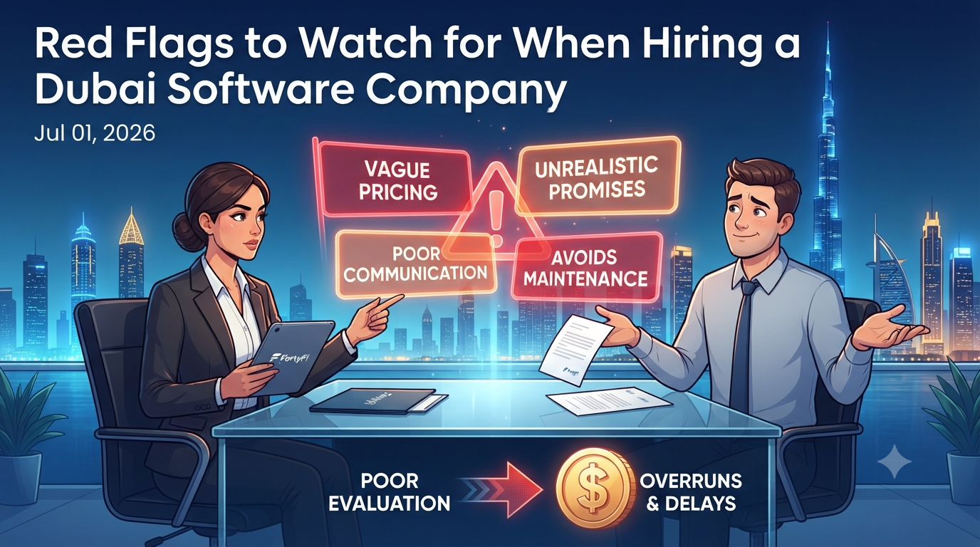 Red Flags to Watch for When Hiring a Dubai Software Company