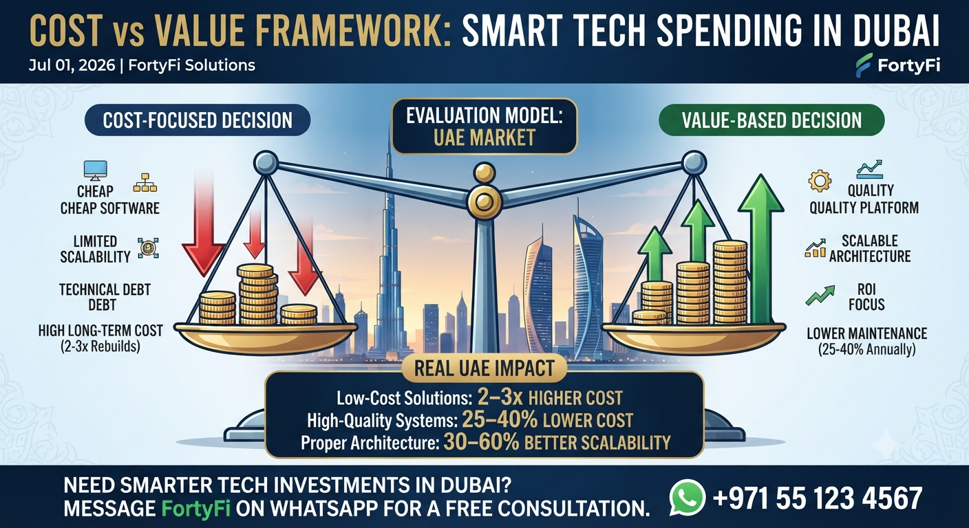 Cost vs Value: A Framework for Tech Spending Decisions in Dubai