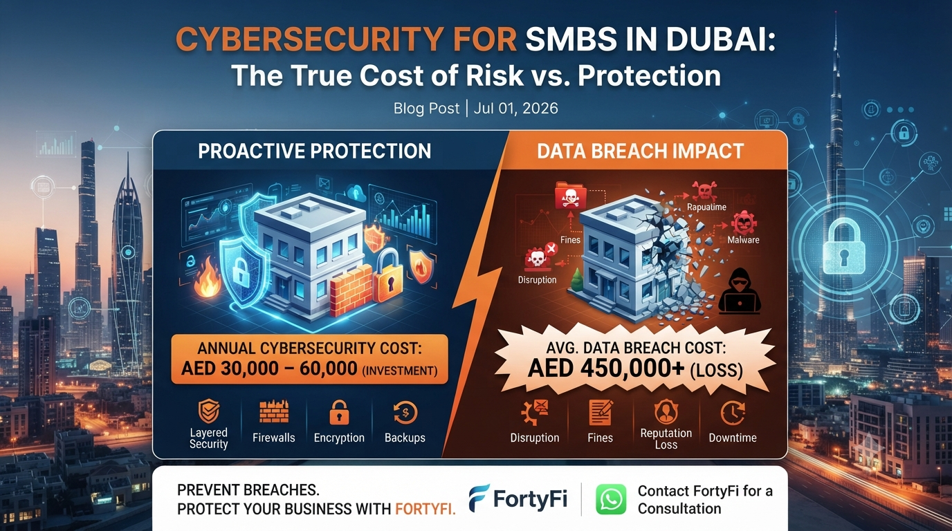 Cybersecurity for SMBs: AED 30,000–60,000 vs AED 450,000 Breach Cost